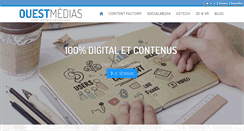 Desktop Screenshot of ouestmedias.com